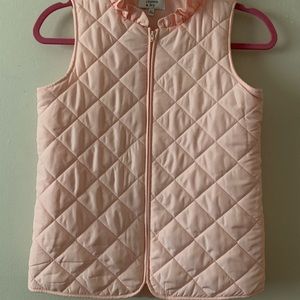 Crown & Ivy kids pink puffer vest Size XL kids